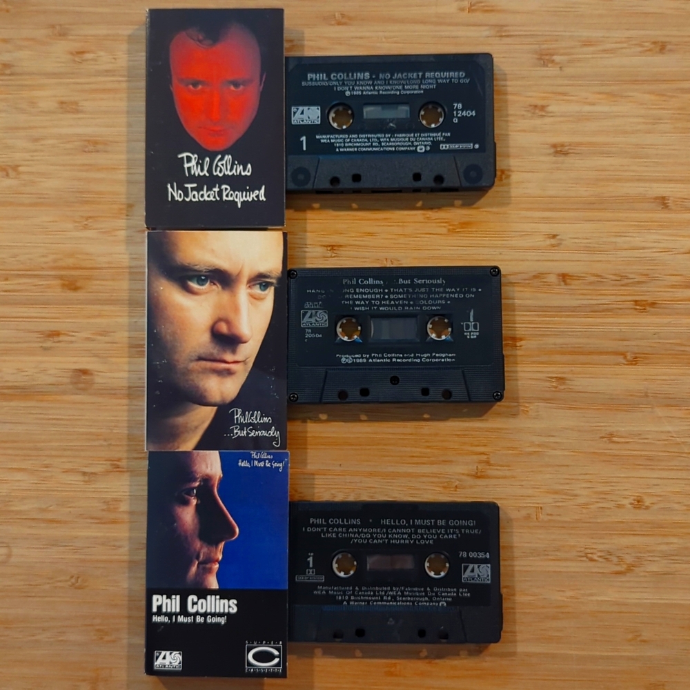 Phil Collins 3 Cassette Combo Pack
